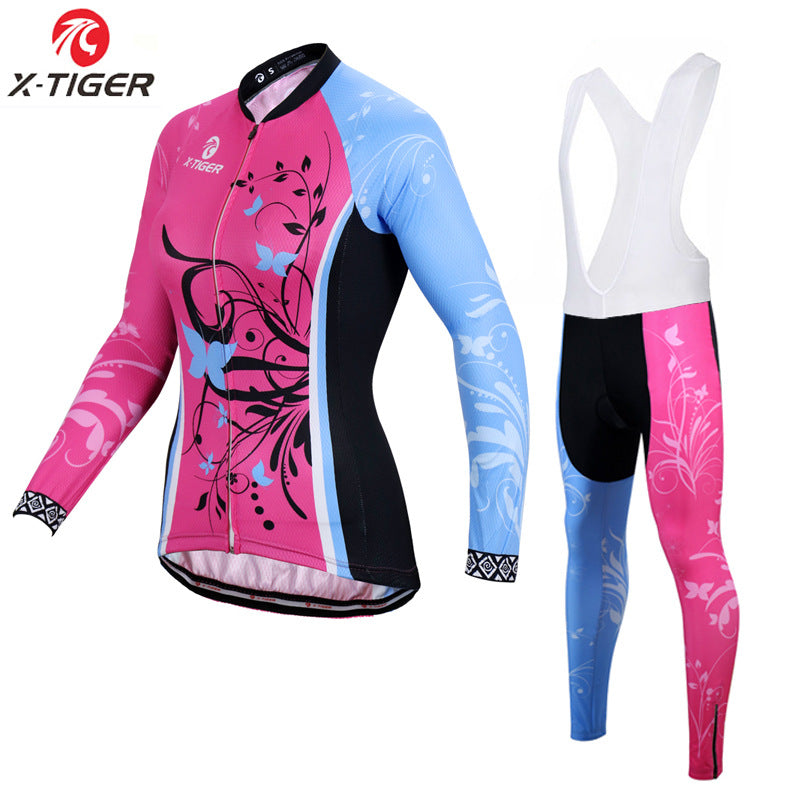 X-Tiger - Damen Langarm-Radsport-Set