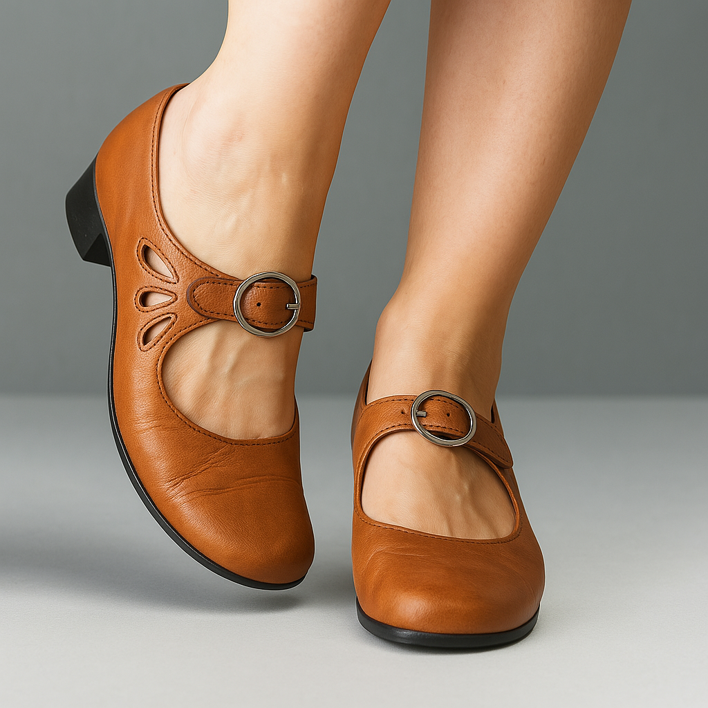 Mey&Anna |Orthopädische Ledersandalen