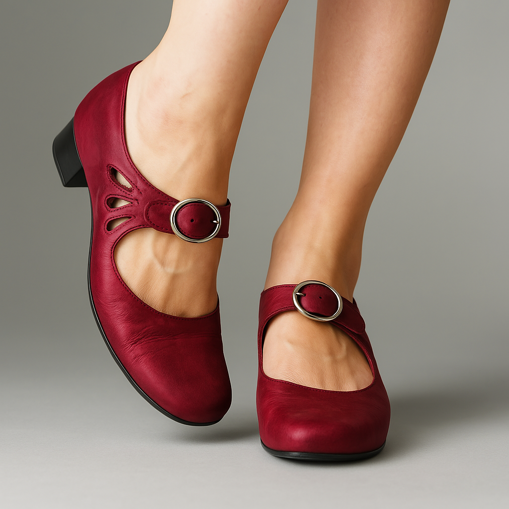Mey&Anna |Orthopädische Ledersandalen