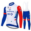 FDJ - Langarm-Professionelles Radsport-Set