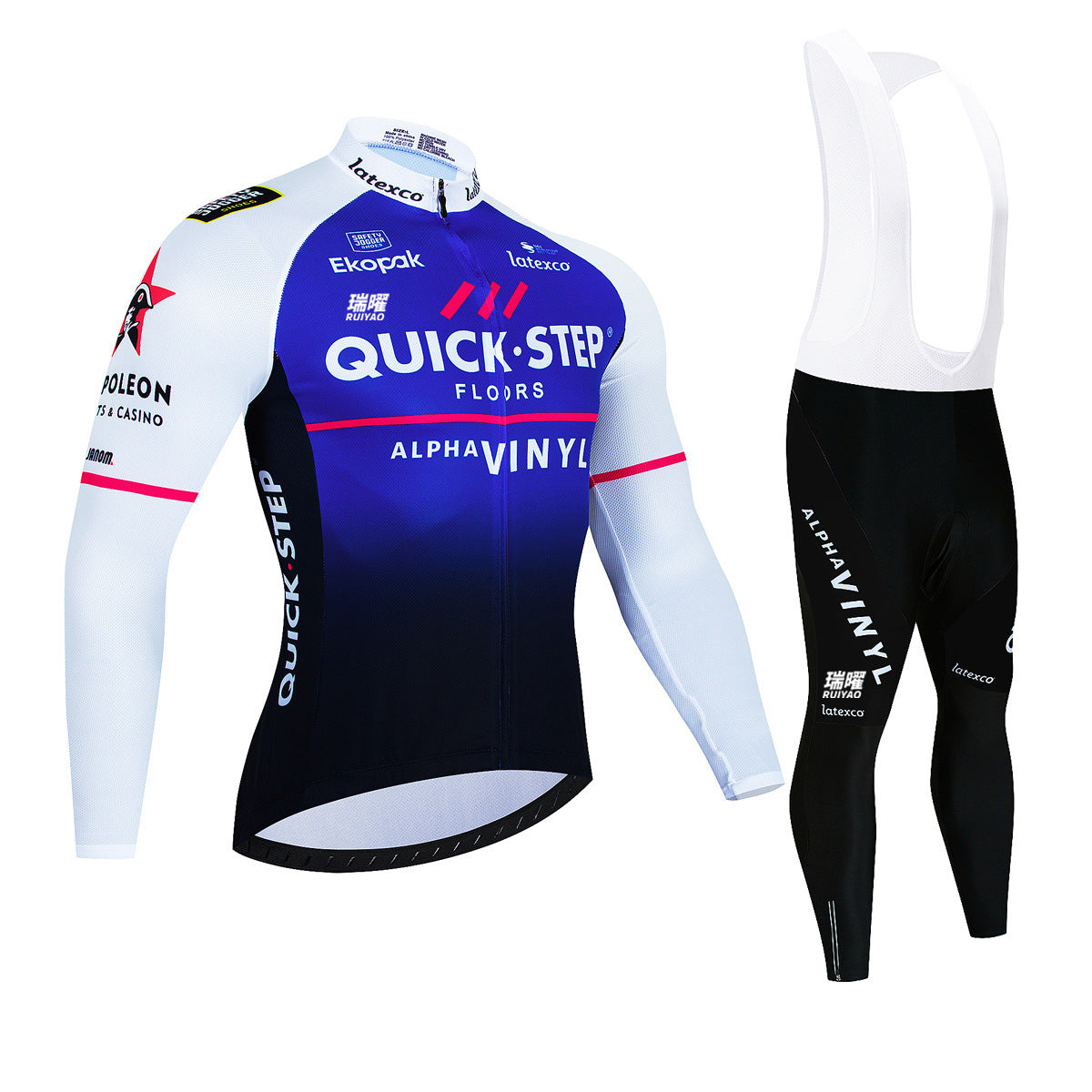 Quick Step - Langarm-Pro-Radsport-Kit
