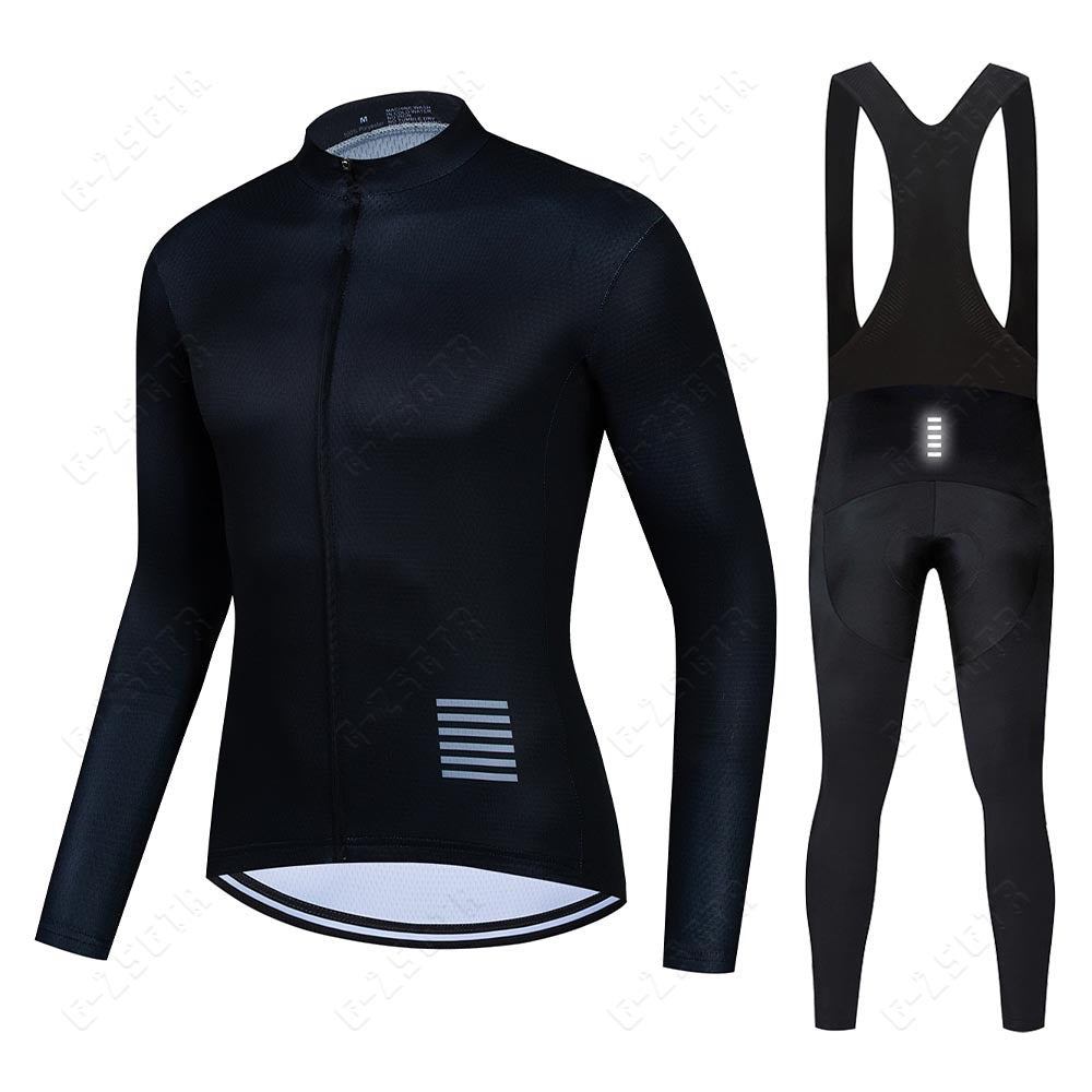 Professionelles Langarm-Radsport-Bekleidungs-Set