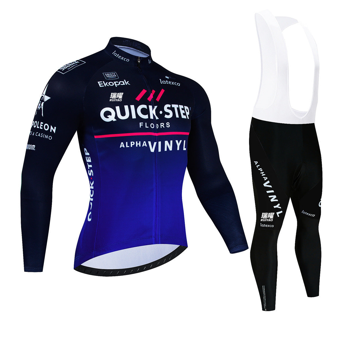 Quick Step - Langarm-Pro-Radsport-Kit