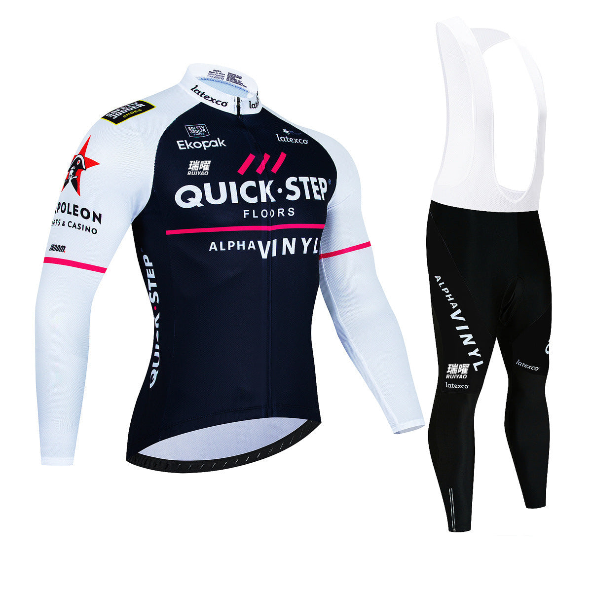 Quick Step - Langarm-Pro-Radsport-Kit