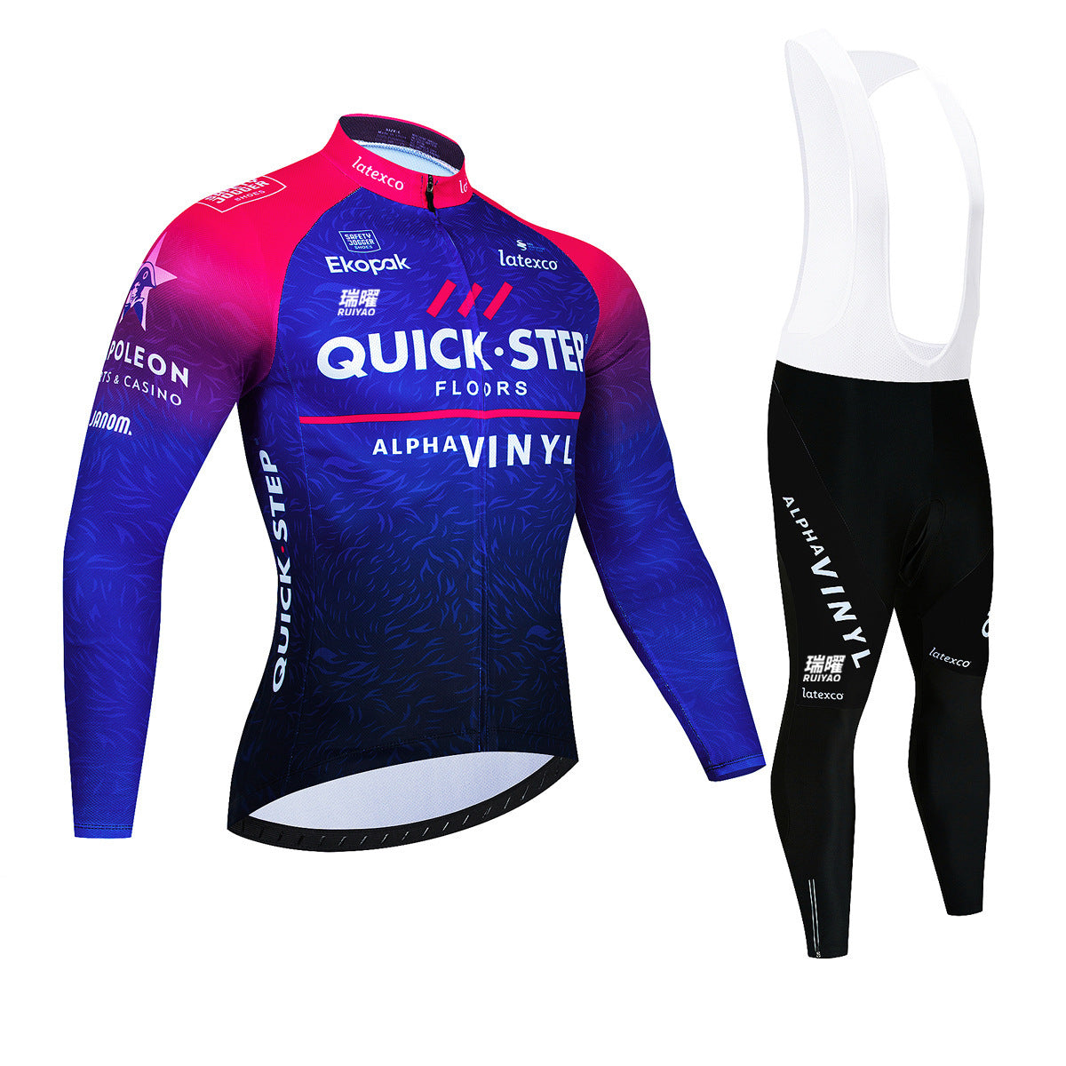 Quick Step - Langarm-Pro-Radsport-Kit