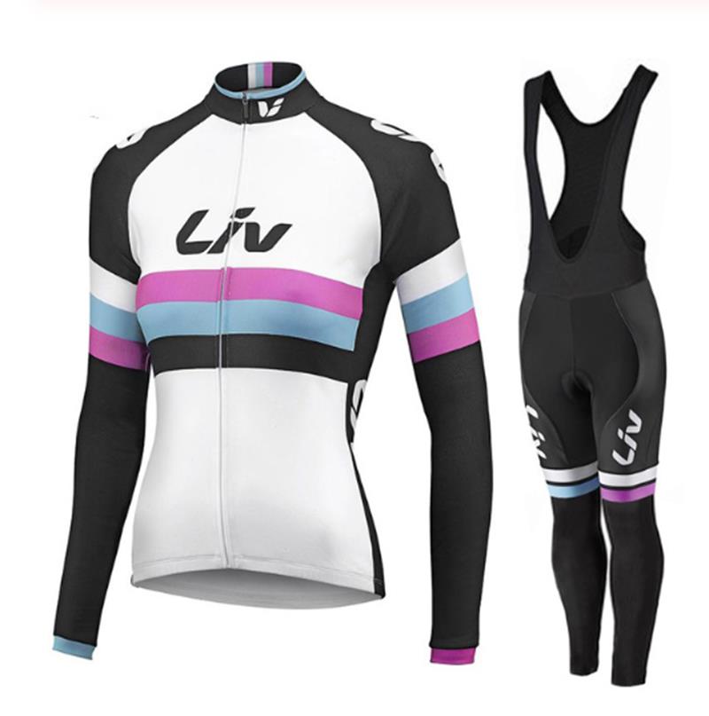 LIV V2 – PRO Damen Winter-Radsport-Set mit Trägerhosen
