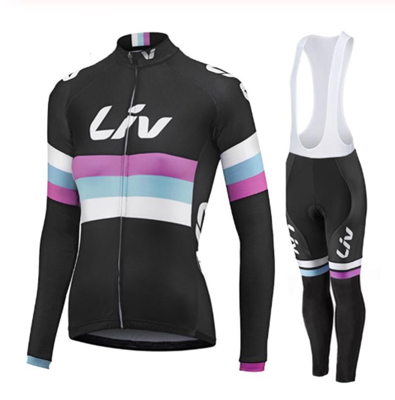LIV V2 – PRO Damen Winter-Radsport-Set mit Trägerhosen