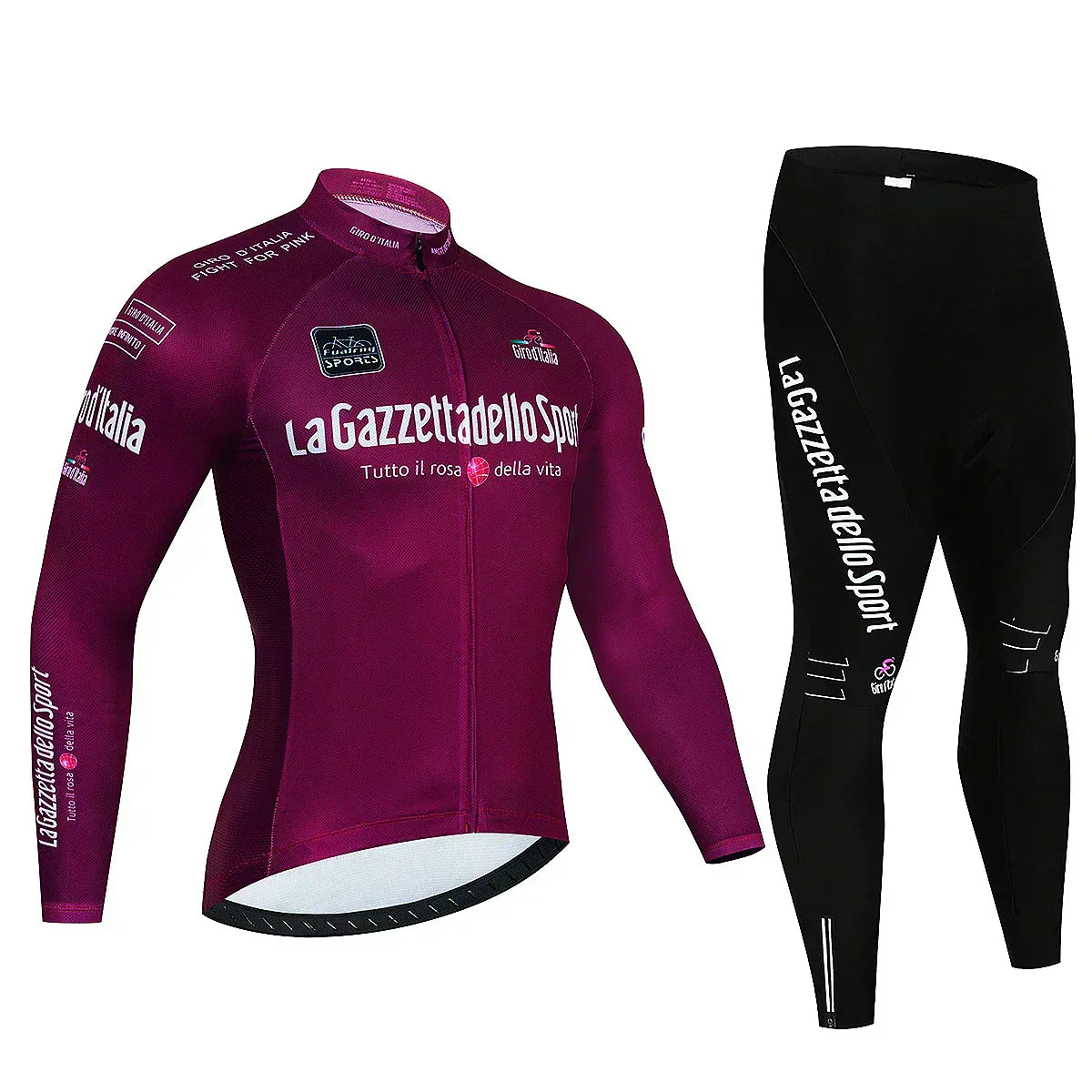 Giro d'Italia - Langarm-Professionelles Radsport-Set