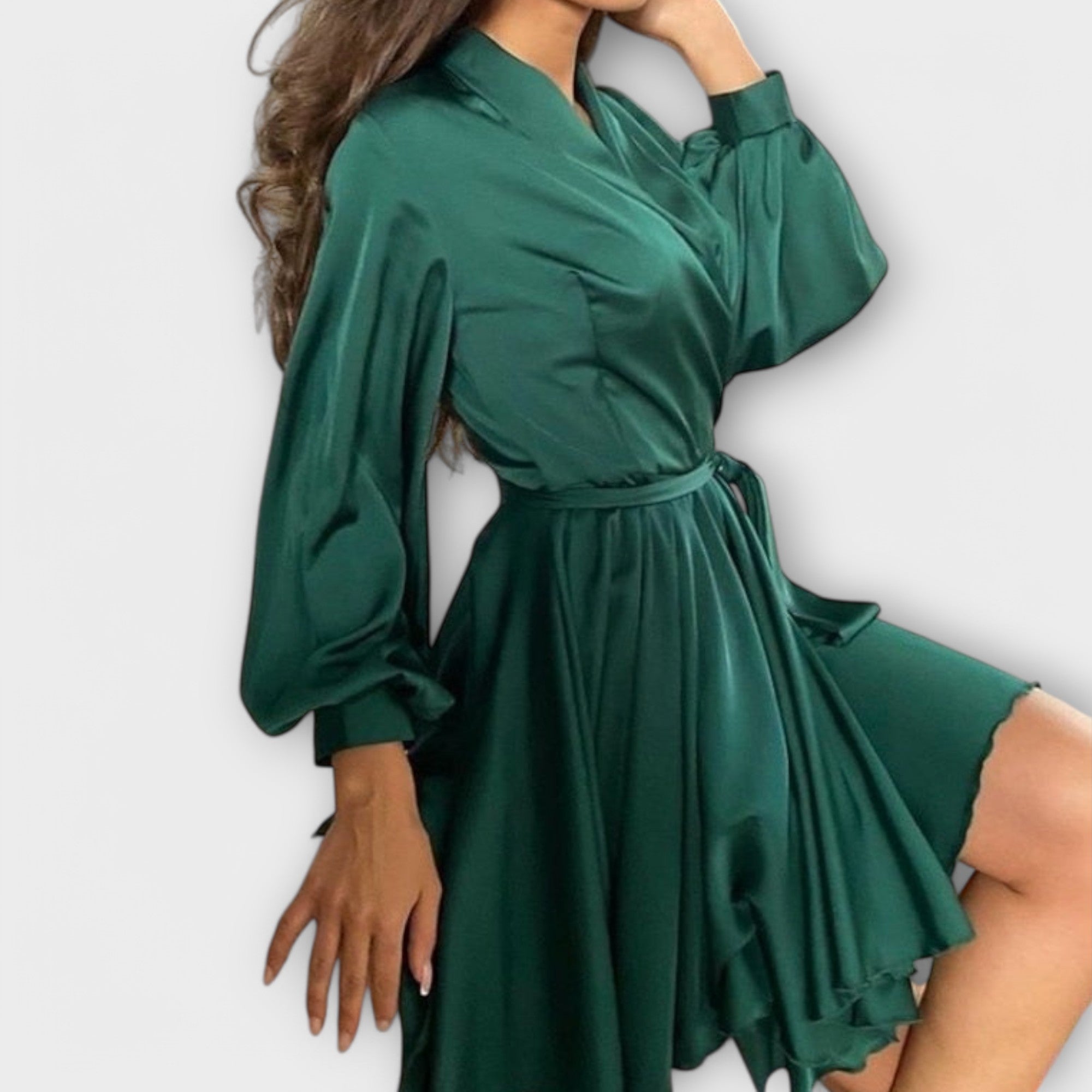 Sascha - Elegantes Satinkleid