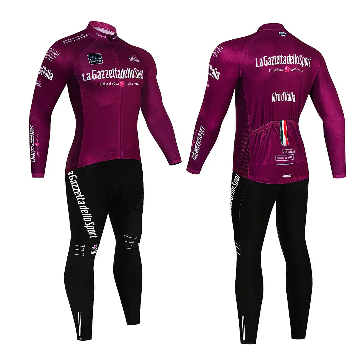 Giro d'Italia - Langarm-Professionelles Radsport-Set
