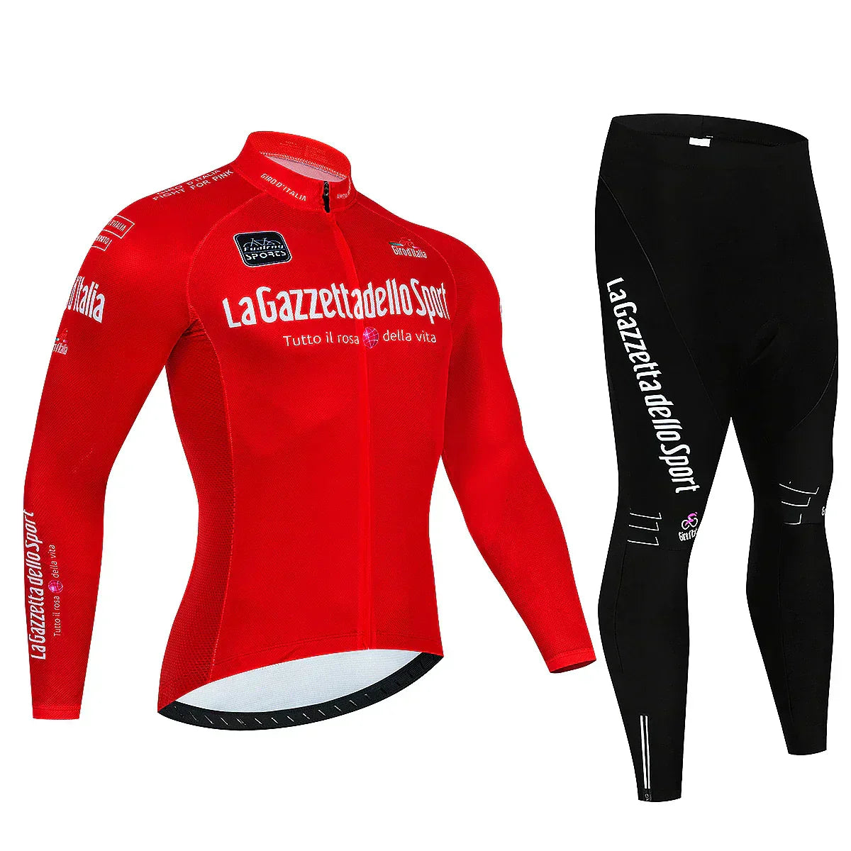 Giro d'Italia - Langarm-Professionelles Radsport-Set
