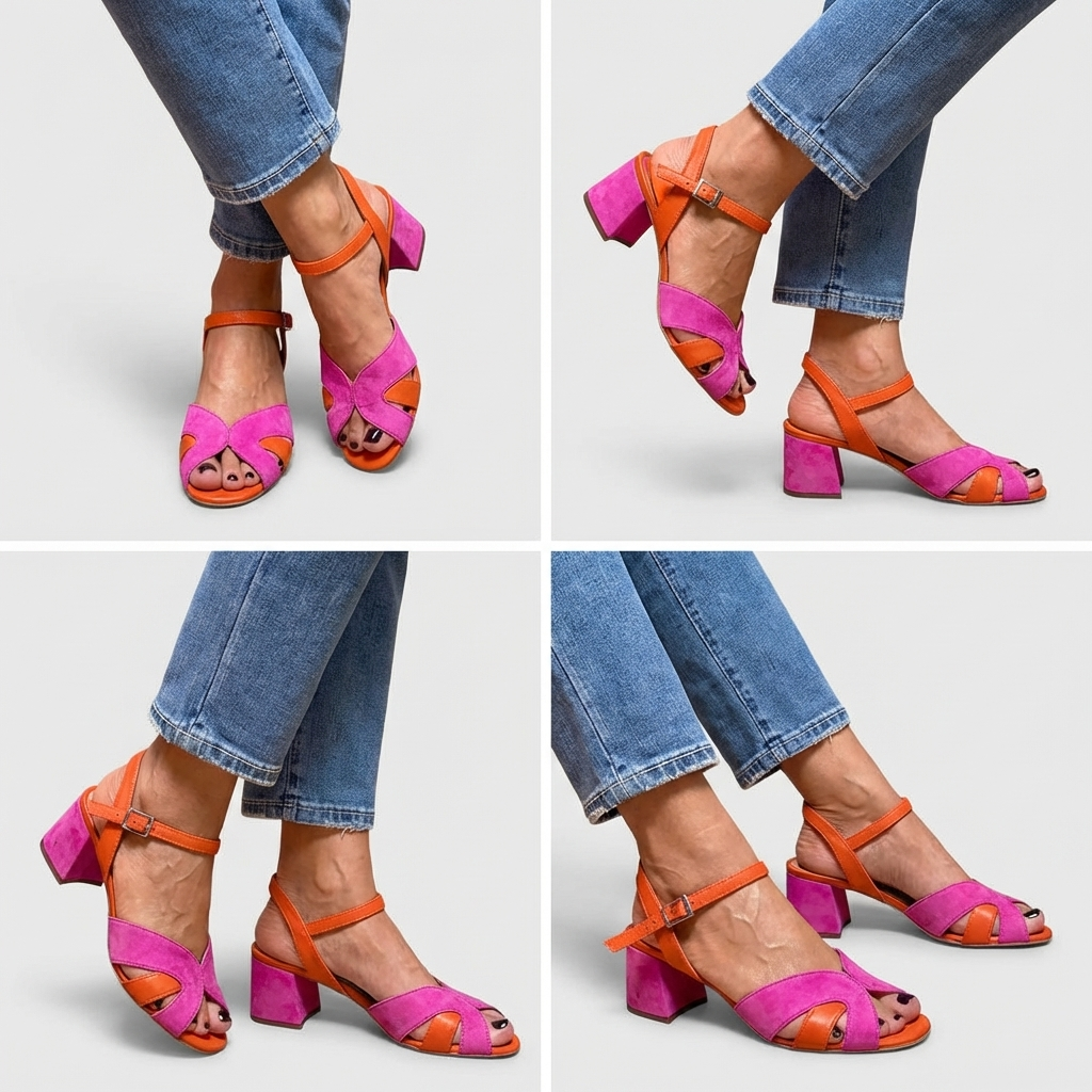 Bekväma ortopediska klackar