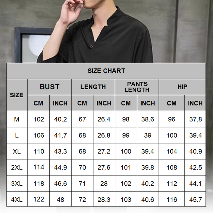 Men’s Breathable Causal 2-Piece Set